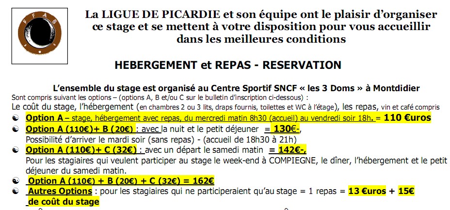 Montdidier (hebergement repas)